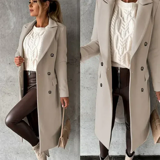 ShopNory | Damen Warme Trench Mantel Winter