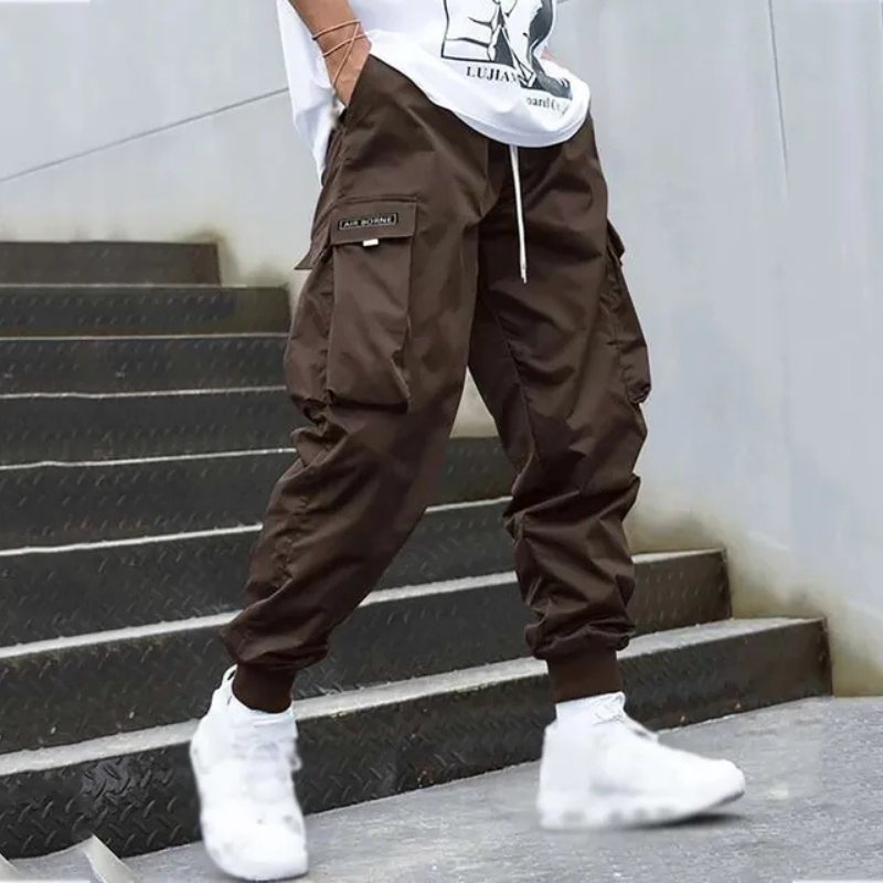 Herren Schwarze Cargo Hose