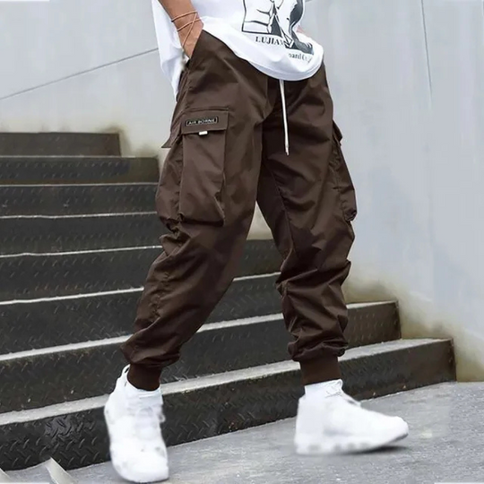 Herren Schwarze Cargo Hose