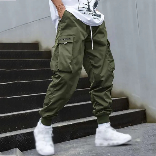 Herren Schwarze Cargo Hose