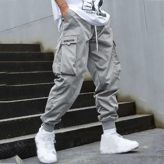 Herren Schwarze Cargo Hose