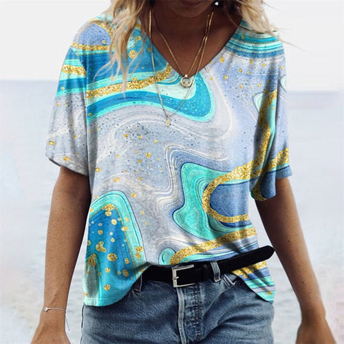 Originelles Damen-T-Shirt Im Boho-Stil