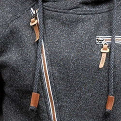 Lässiger Reißverschluss-Hoodie