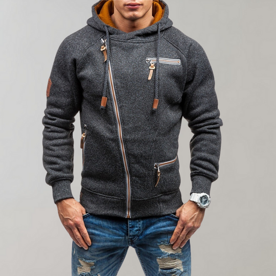 Lässiger Reißverschluss-Hoodie