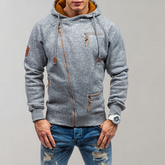Lässiger Reißverschluss-Hoodie