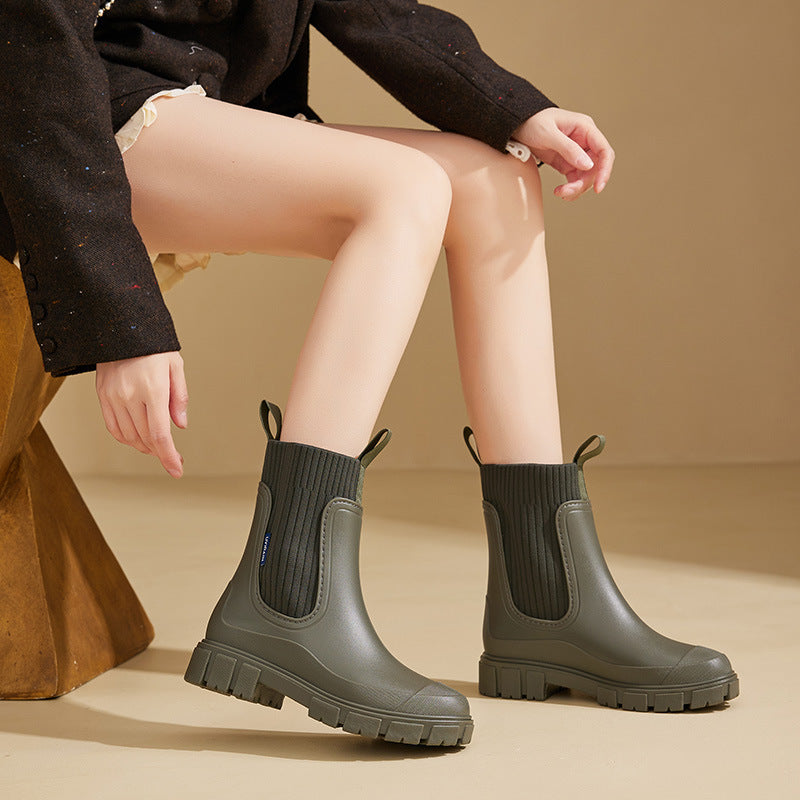 ShopNory | Gummistiefel - Wasserdicht mit Antirutschsohle, Perfekt für Regenwetter