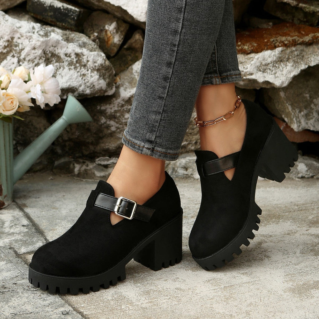 Modische Ankle Boots mit Blockabsatz