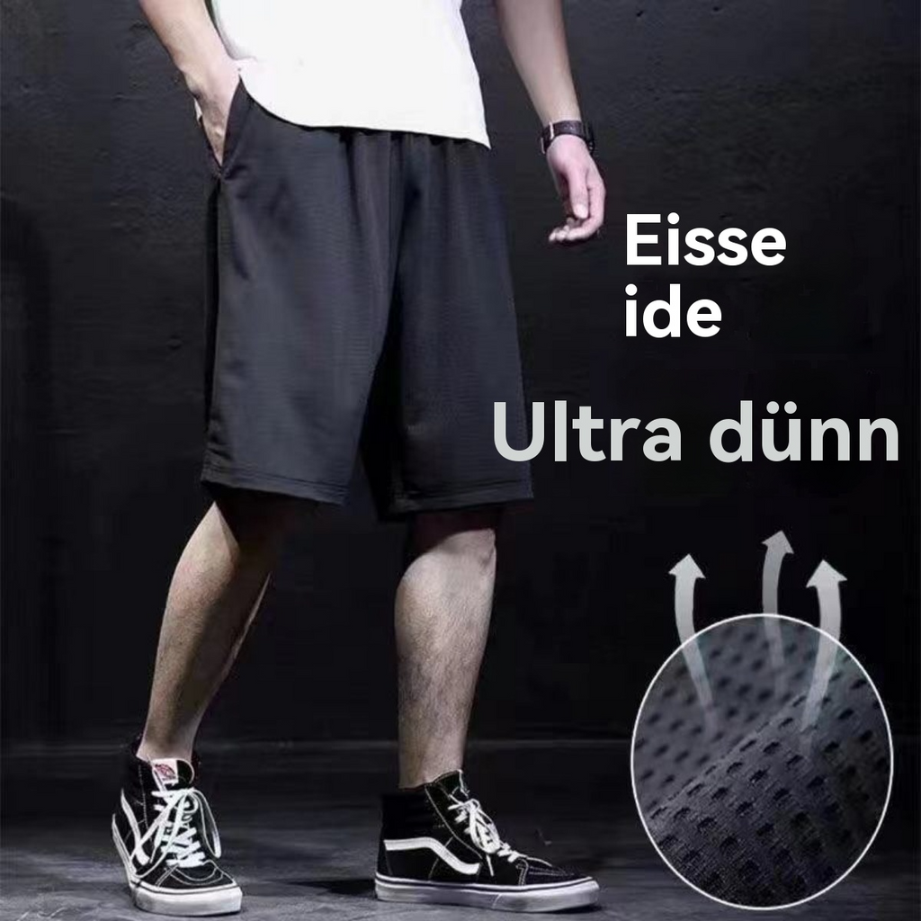 Shopnory | Sommer Herren Eis Seide lose Shorts