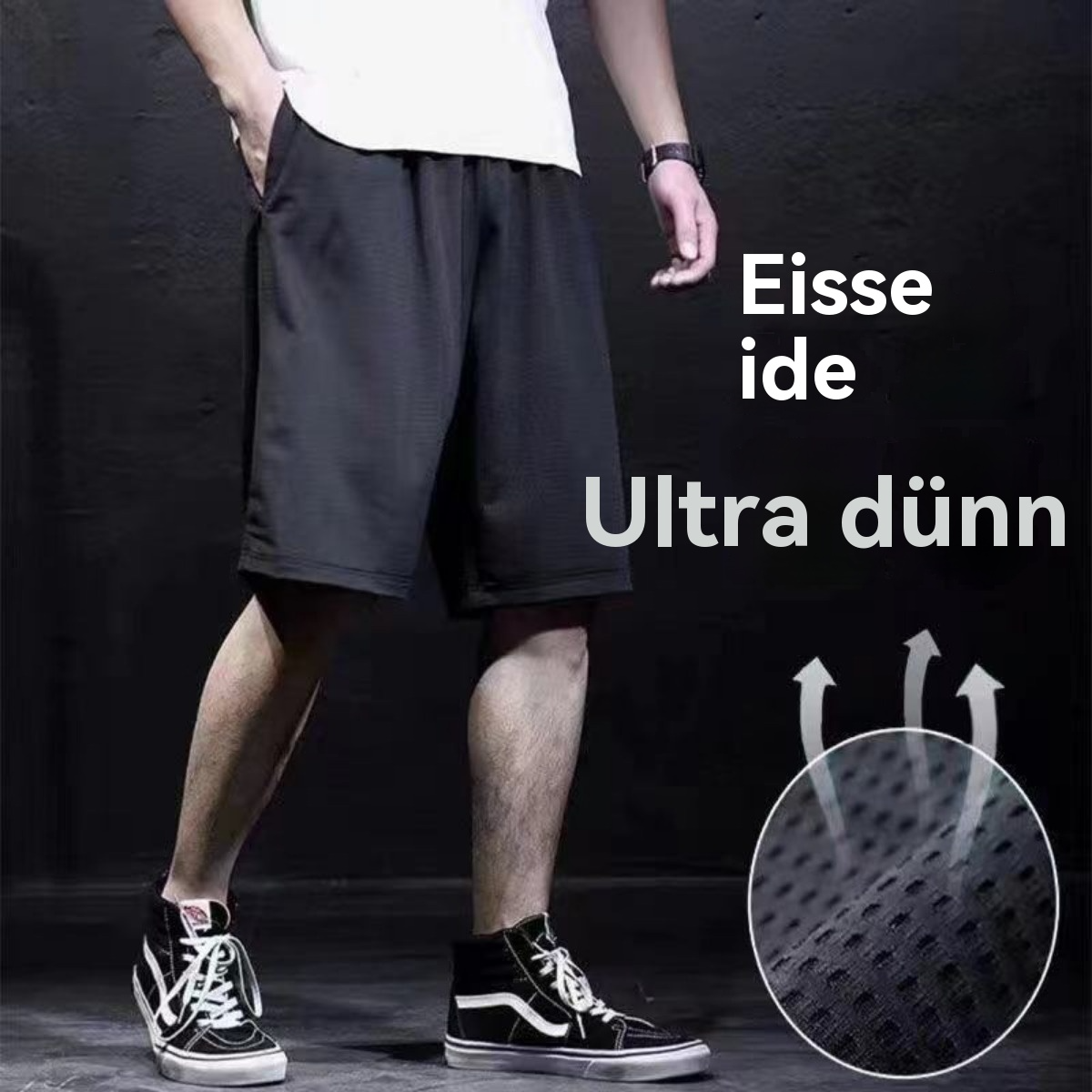 Shopnory | Sommer Herren Eis Seide lose Shorts