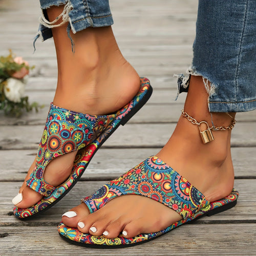 Florale Flip Flops für Frauen