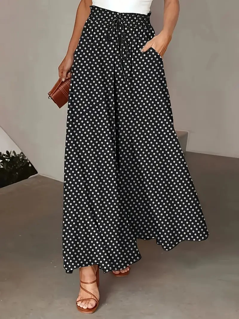Elegante und Schicke Hose mit Weitem Bein