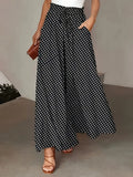 Elegante und Schicke Hose mit Weitem Bein