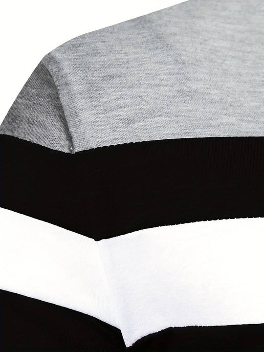 langärmliges poloshirt mit reißverschluss