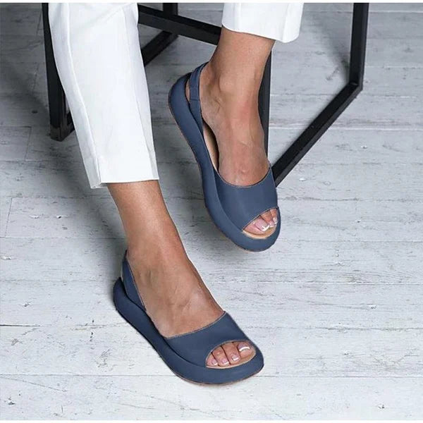 Damen Bequeme Schlichte Sandalen Freizeit