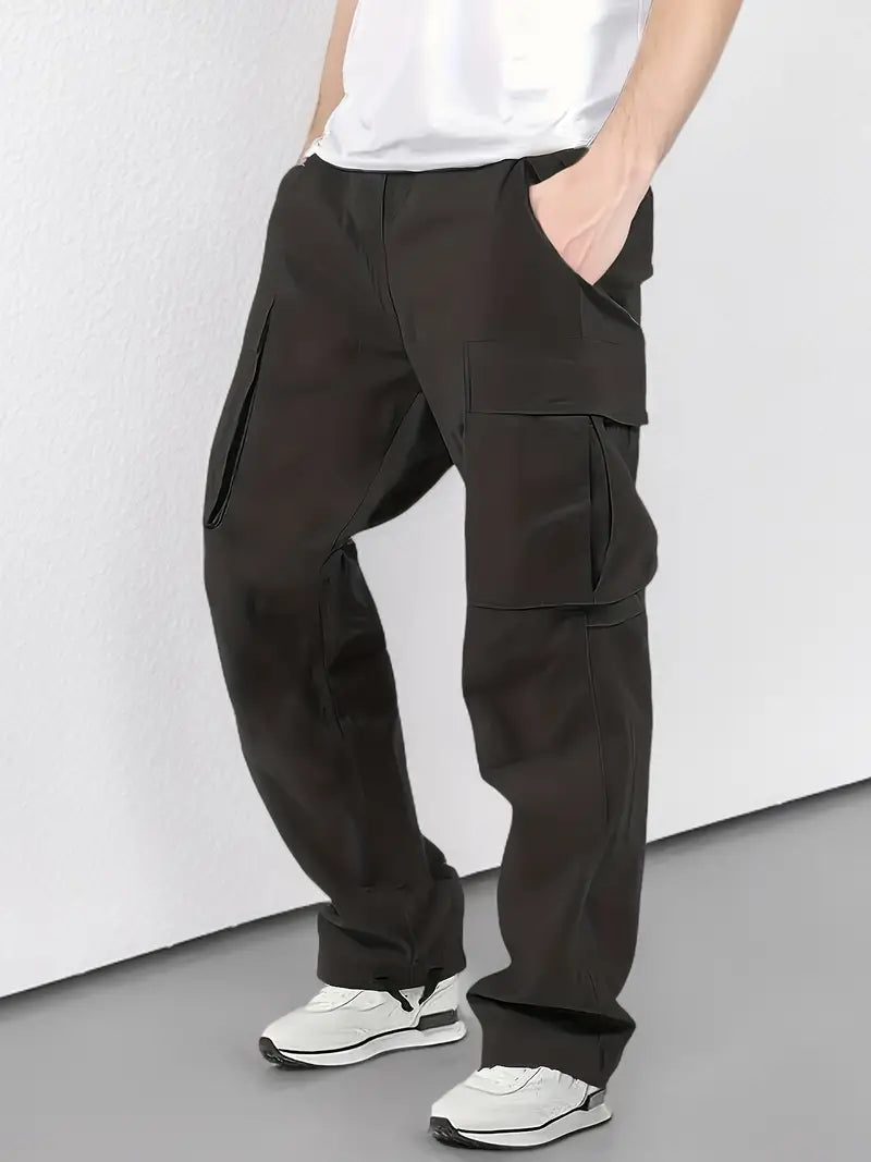Lässige Jogginghose Herren mit Elastischem Bund und Taschen