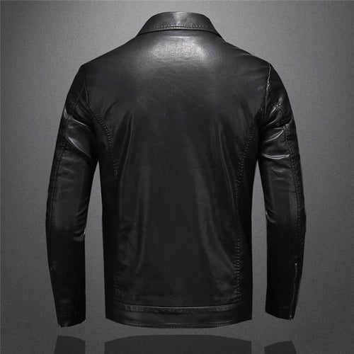 Klassische Lederjacke für Herren