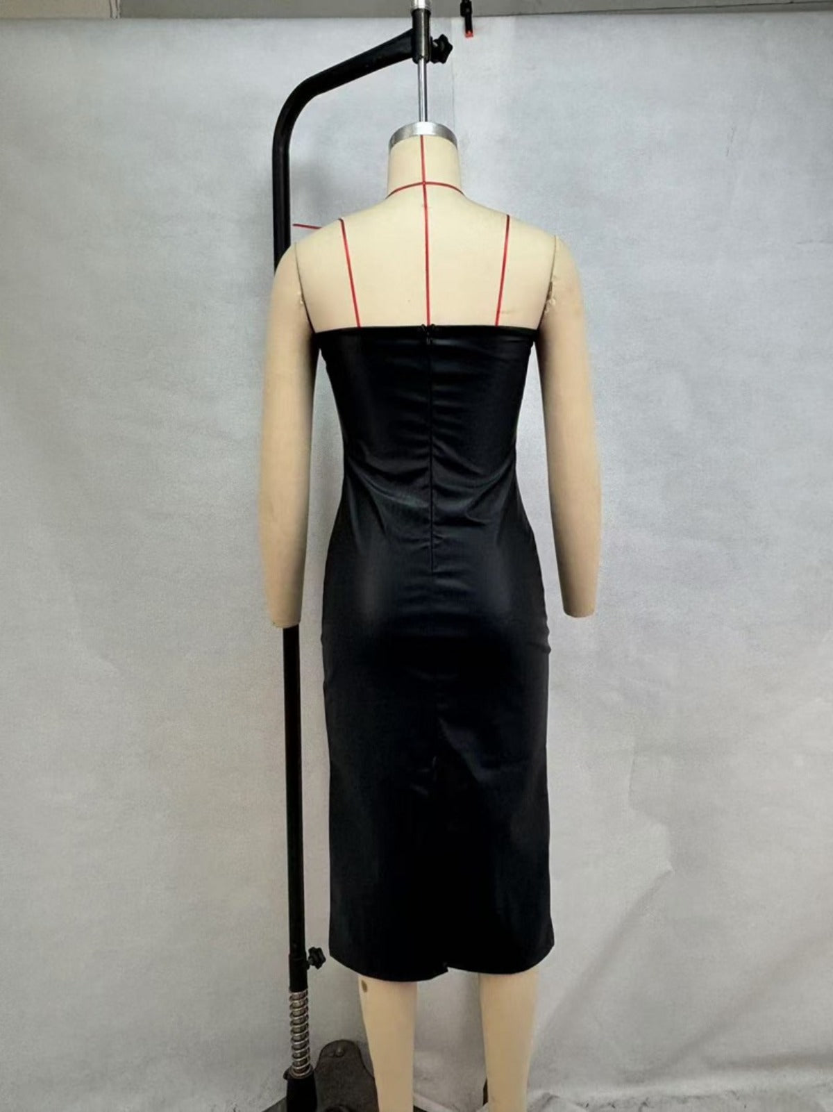 Schlauchtop geteiltes Kleid