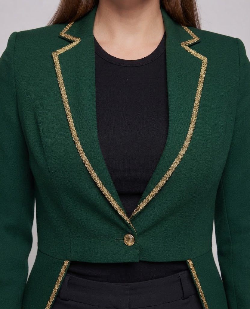 Damen elegante Frack mit kunstvollen Verzierungen Shop Nory