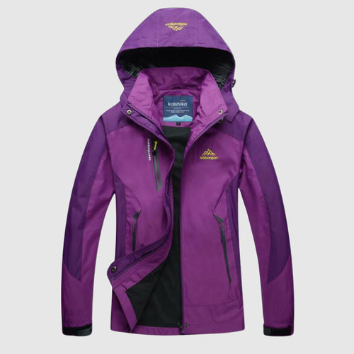 Damen Wasserdichte Outdoor Jacke Mit Kapuze