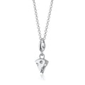 Silber Käse Scheiben Charm Necklace | Shop Nory
