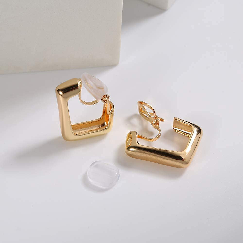 Chunky Hoop Ohrringe Ohne Piercing Ohrclip | Shop Nory
