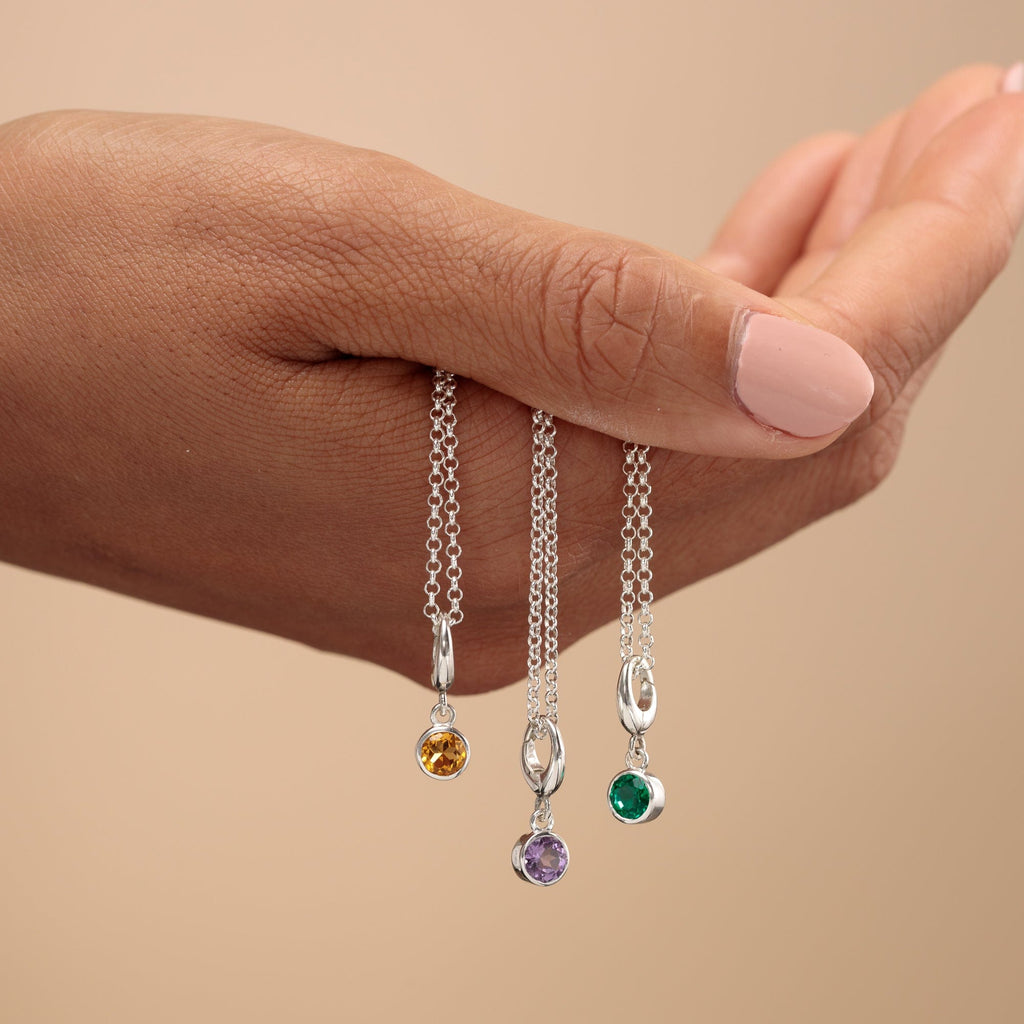 Geburtsstein Charm Halskette | Shop Nory