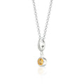 November Geburtsstein Charm Halskette (Citrin) | Shop Nory