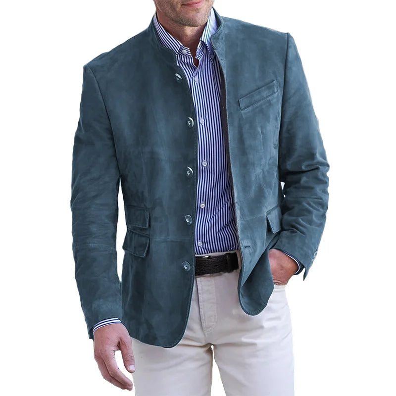 Klassische Knopfleiste Jacke für Herren