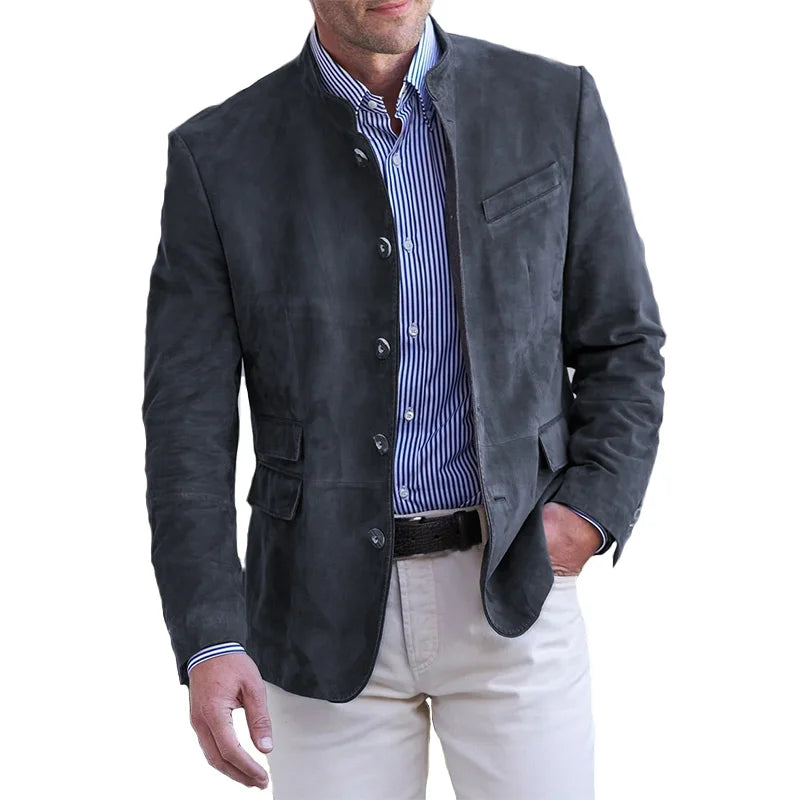 Klassische Knopfleiste Jacke für Herren