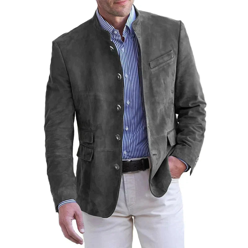 Klassische Knopfleiste Jacke für Herren