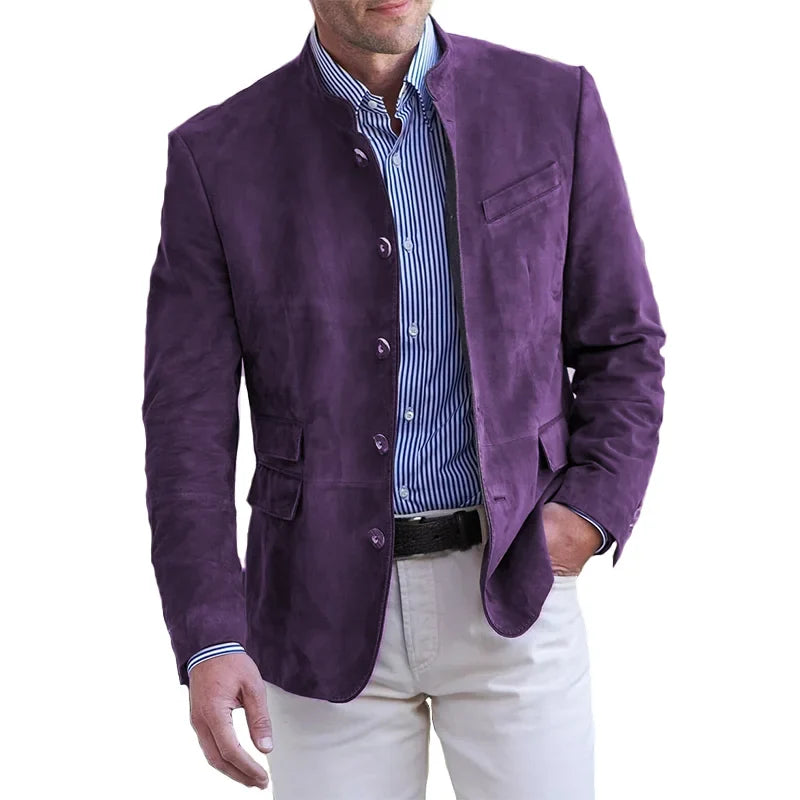 Klassische Knopfleiste Jacke für Herren