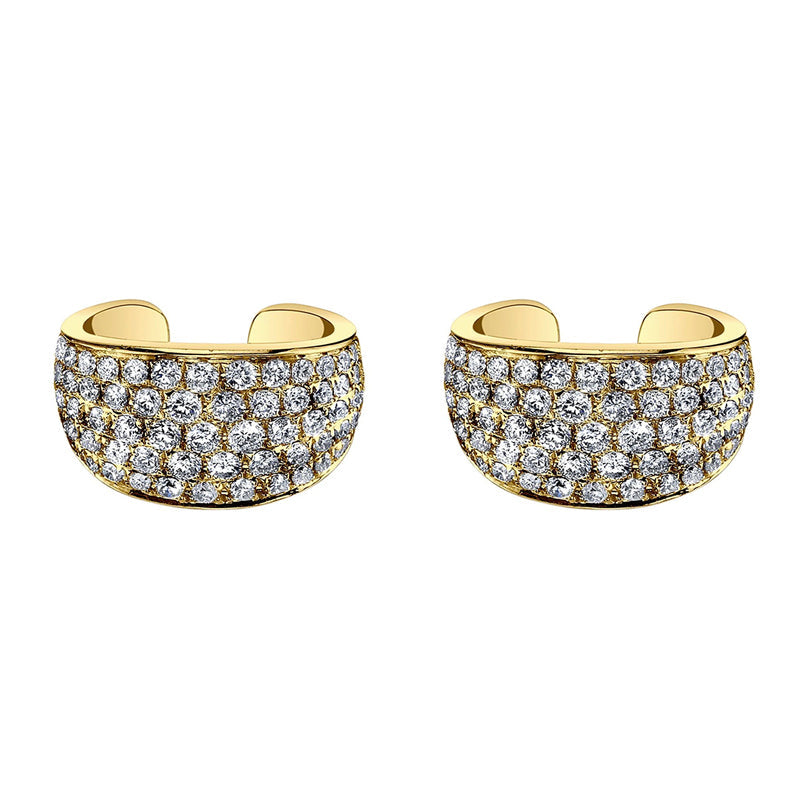 Klassisches Voll-Zirkon Kein Piercing Ohr-Cuff | Shop Nory