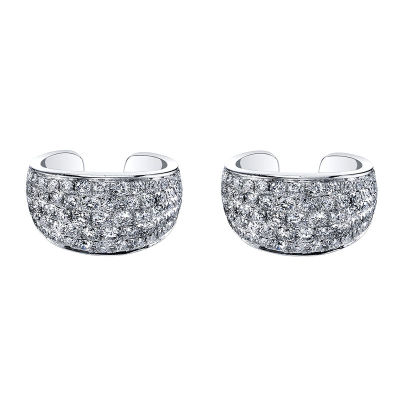 Klassisches Voll-Zirkon Kein Piercing Ohr-Cuff | Shop Nory