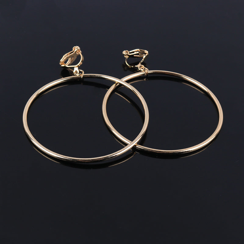 Klassische geometrische runde Clip-On Ohrringe | Shop Nory