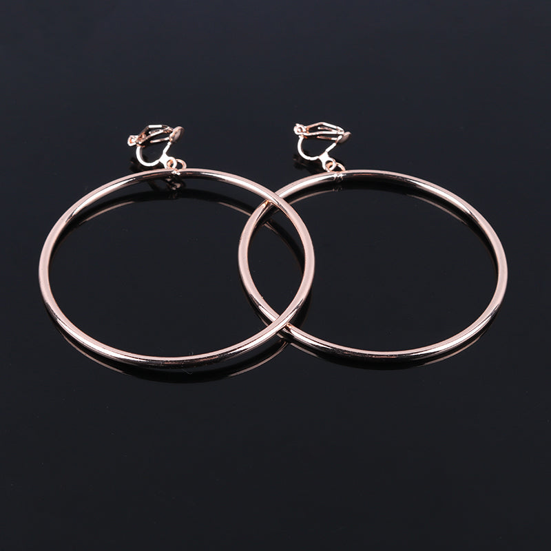 Klassische geometrische runde Clip-On Ohrringe | Shop Nory