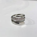 Klassisches schlichtes Ring-Mikro-Set verstellbare Ringe | Shop Nory