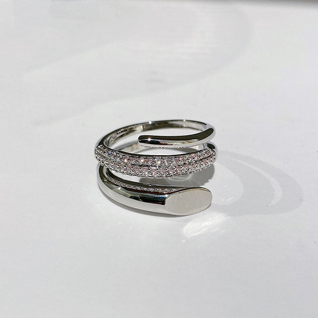 Klassisches schlichtes Ring-Mikro-Set verstellbare Ringe | Shop Nory