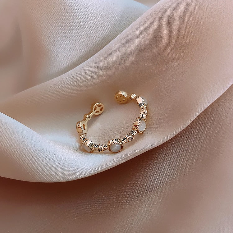 Klassische kleine runde verstellbare Ringe | Shop Nory