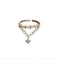 Klassische Stern Element Anhänger Offene Ringe | Shop Nory