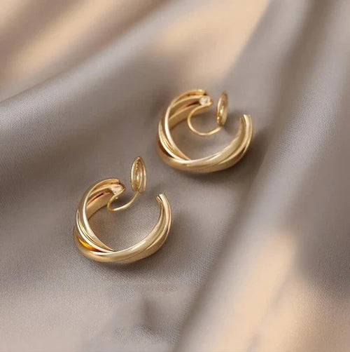 Clip-on hypoallergene Kreise Ohr Cuff Clip | Shop Nory
