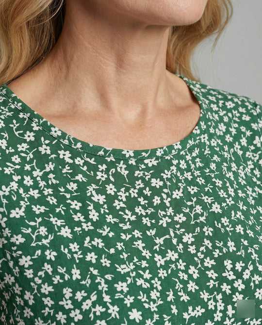 Damen Midi-Kleid mit Taillengürtel