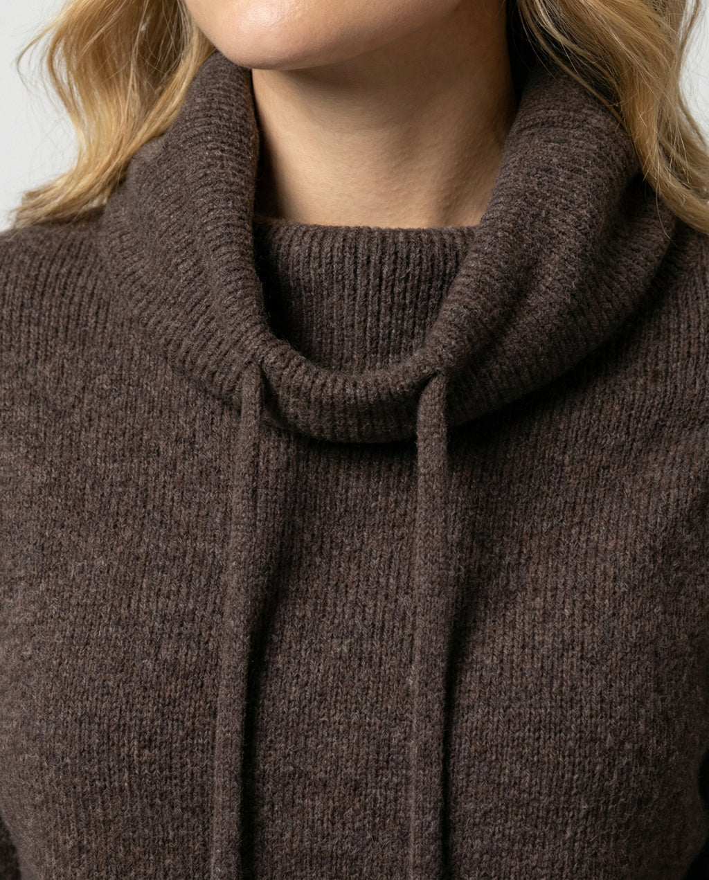 Merinowolle Damen Rollkragenpulli
