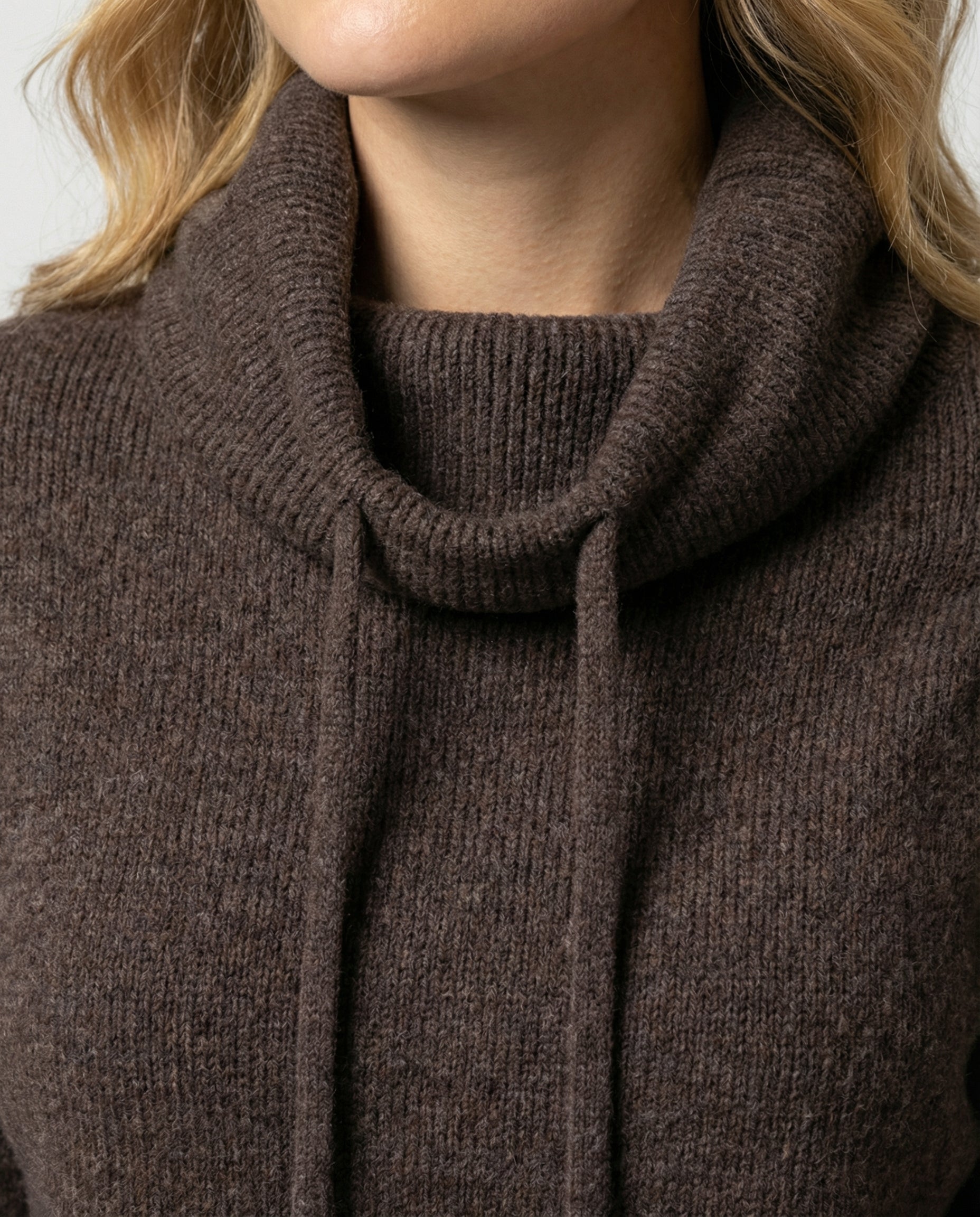 Merinowolle Damen Rollkragenpulli