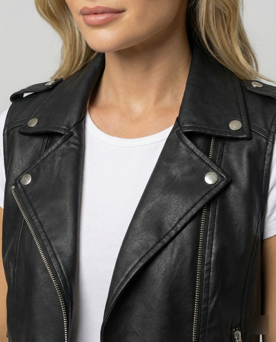Steppjacke Damen Übergang mit asymmetrischem Reißverschluss