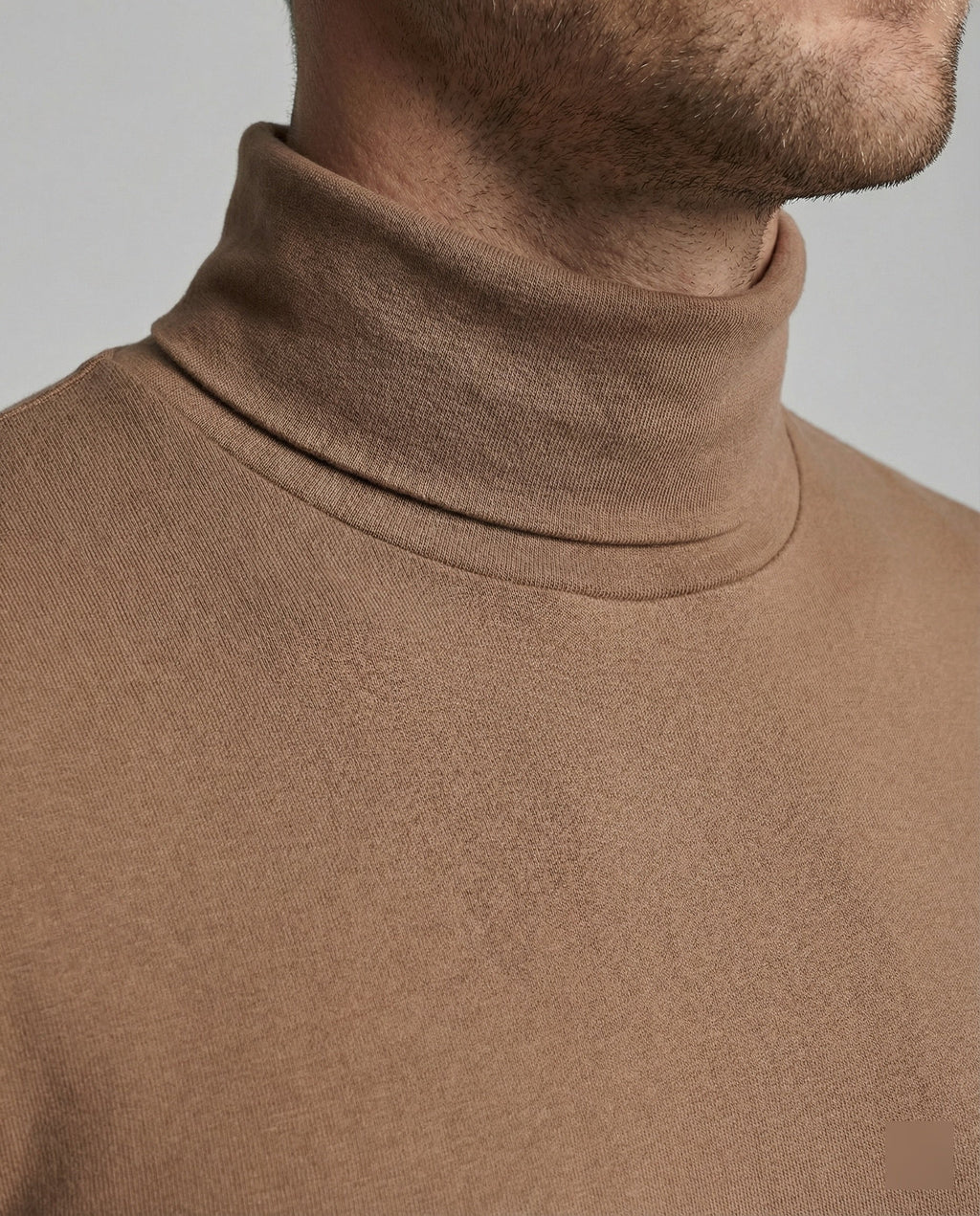Hochwertiger Rollkragenpullover Herren
