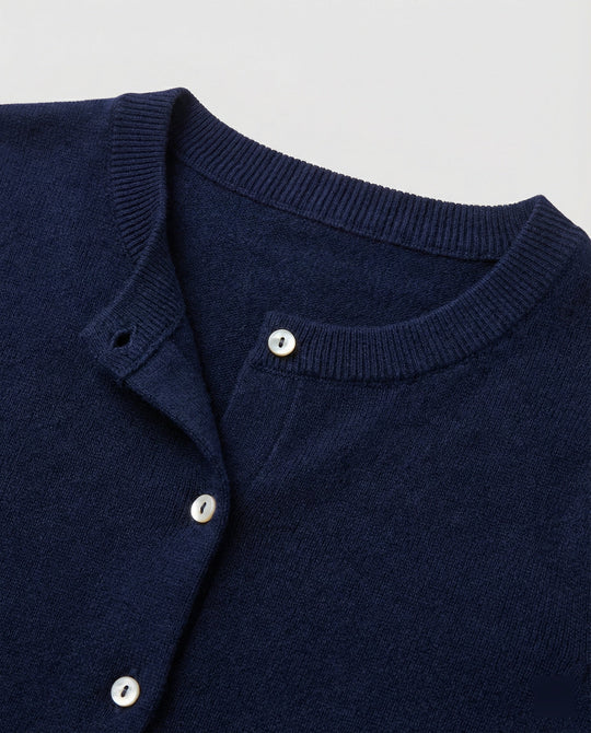 Damen Feinstrick Cardigan mit Knopfleiste und weichem Material