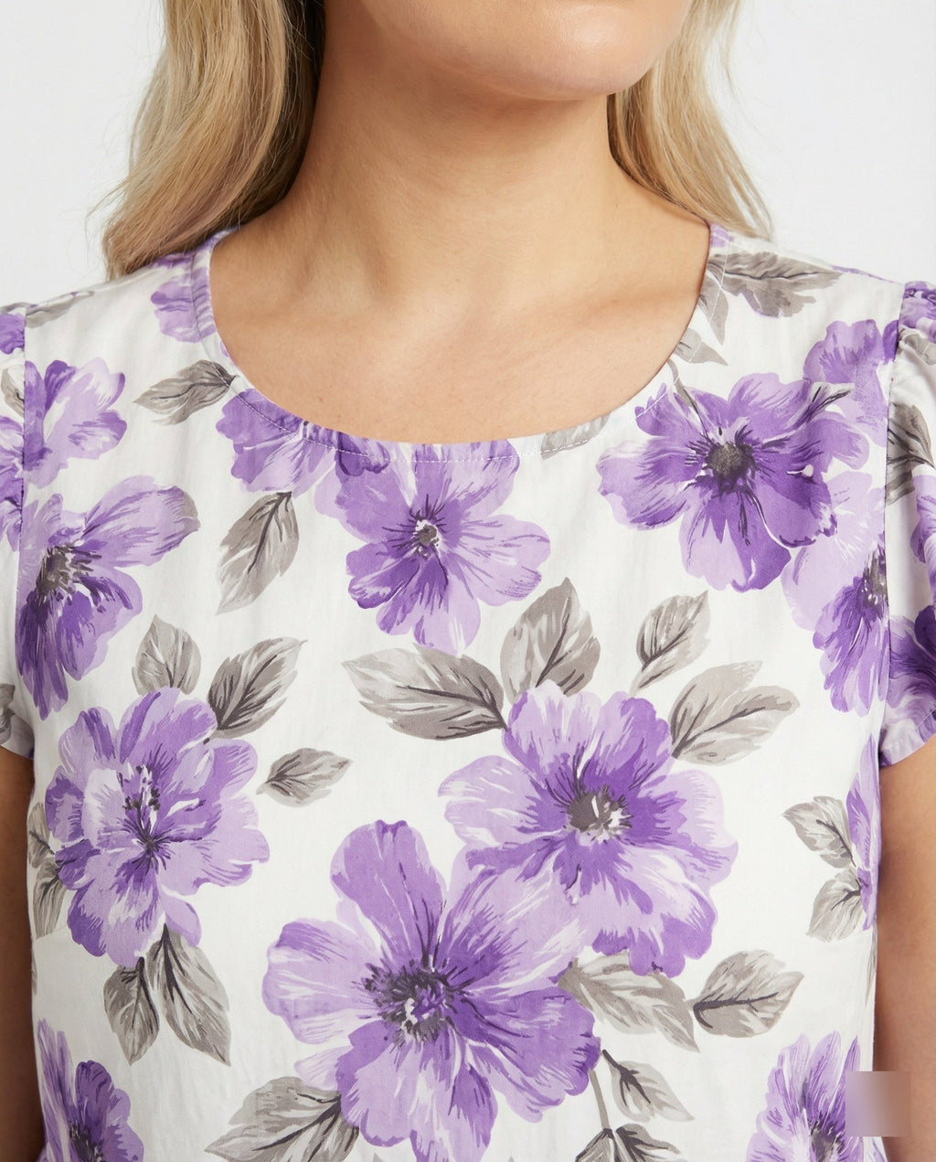 Damen Sommerkleid knielang mit Volant