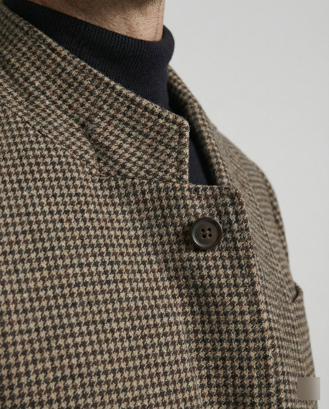 Herren Sakko Glencheck mit Revers