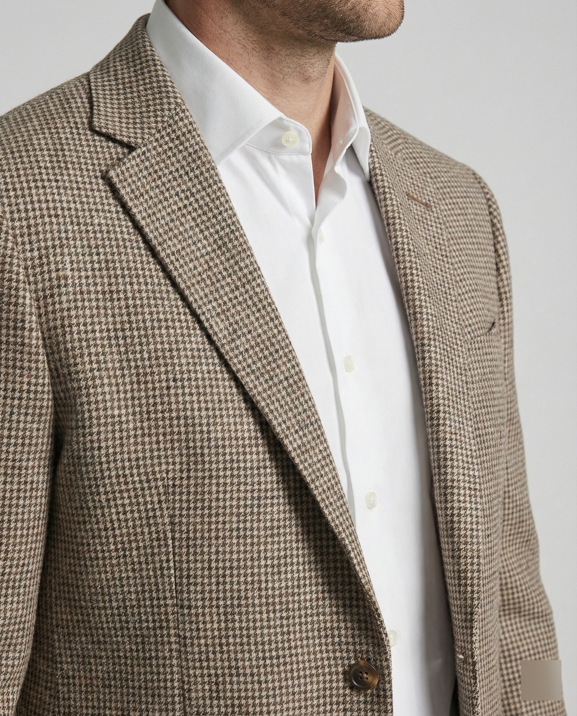 Herren Blazer Leinen Sakko leger