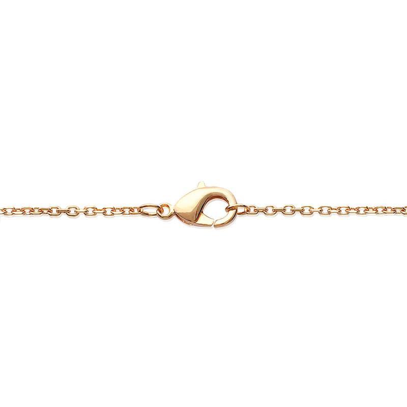 Zwei-Ringlein-Kette Vergoldet, Halskette mit 2 Ringen | Shop Nory